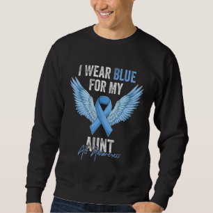 Moletom Eu Visto Azul Para Minha Tia Als Sensibilização An