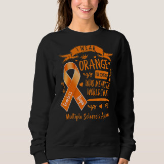 Moletom Eu Visto Laranja Para Alguém Que Quer Dizer O Mund
