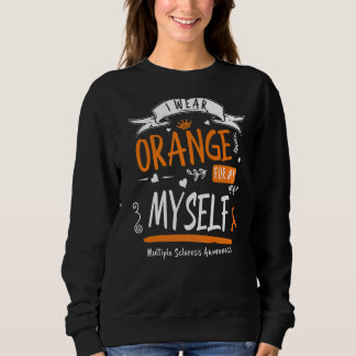 Moletom Eu Visto Laranja Para Mim Própria esclerose múltip