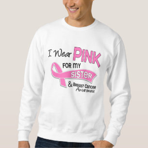 Moletom Eu visto o rosa para meu cancro da mama da irmã 4