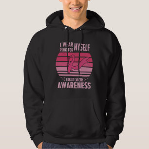 Moletom Eu Visto Rosa Por Mim Própria Consciência Do Cance