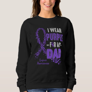 Moletom Eu Visto Roxo Para A Família De Consciência Do Lup