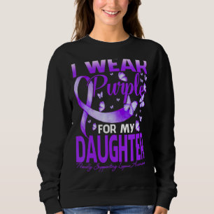 Moletom Eu Visto Roxo Para A Minha Filha Bumbum De Consciê