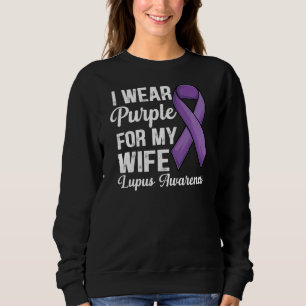 Moletom Eu Visto Roxo Para A Minha Mulher, Guerreira Do Lu