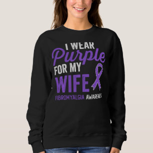 Moletom Eu Visto Roxo Para Minha Mulher Fibromialgia Sensi