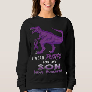 Moletom Eu Visto Roxo Para O Meu Filho Lupus Sensibilizar