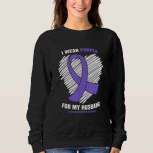 Moletom Eu Visto Roxo Para O Meu Marido Chiari Malformatio