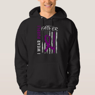 Moletom Eu Visto Roxo Para O Meu Pai Pai Lupus Nos Sensibi
