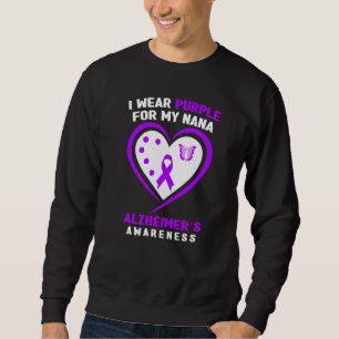 Moletom Eu Visto Roxo para os meus anões Nana Alzheimeru20
