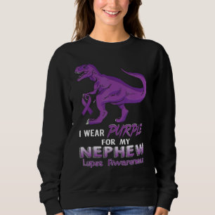 Moletom Eu Visto Roxo Para Os Meus Dinos De Consciência De