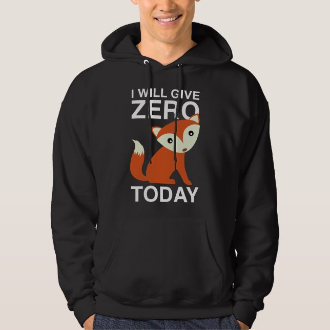 Moletom Eu Vou Dar Zero Raposa Hoje (Frente)