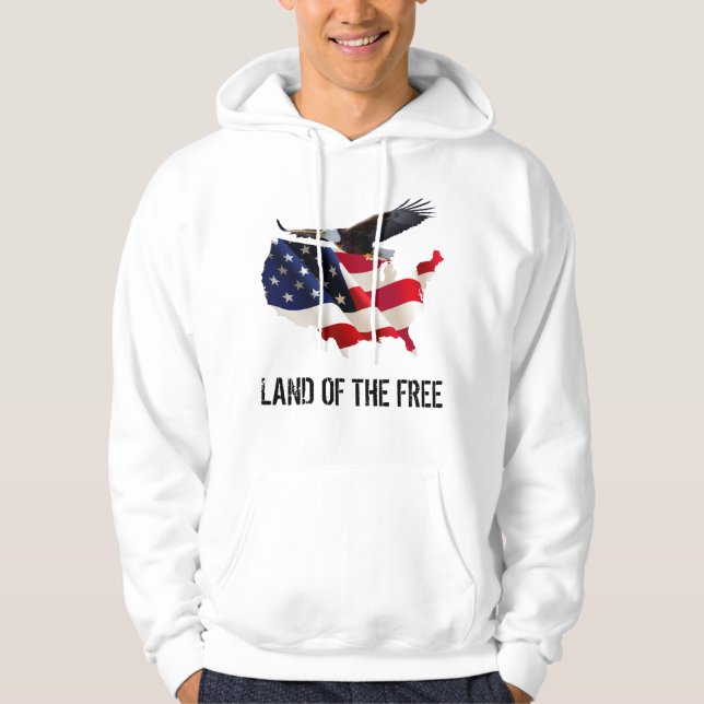 Moletom EUA - Land of the Free (Frente)