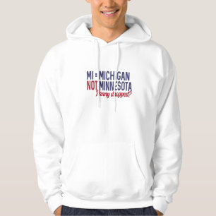 Moletom EUA - MI = Michigan Not Minnesota Confusion