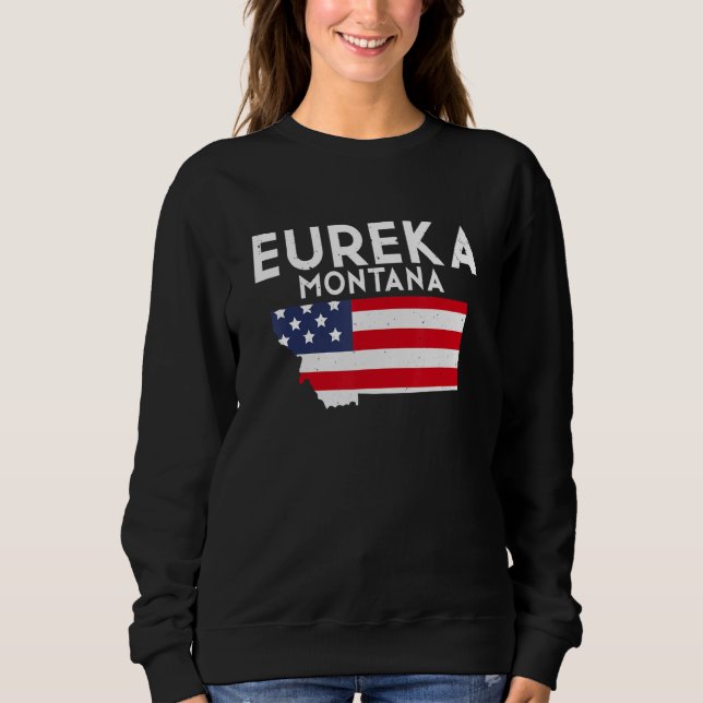 Moletom Eureka Montana USA State America Travel Montanan (Frente)