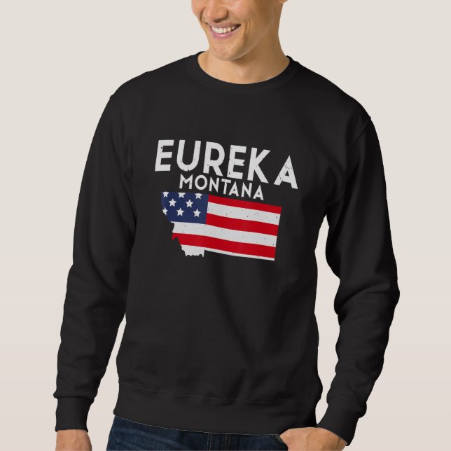 Moletom Eureka Montana USA State America Travel Montanan (Frente)