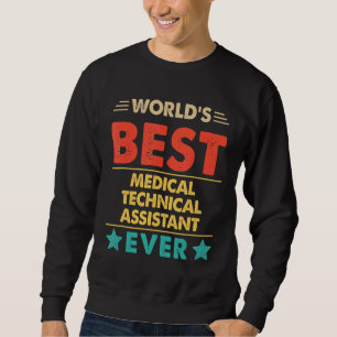 Moletom Eva do Melhor Assistente Técnico Médico do Mundo R