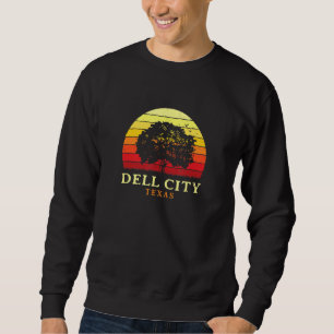Moletom Evergreen Sunset Dell City Oak Tree Texas Bur Oak