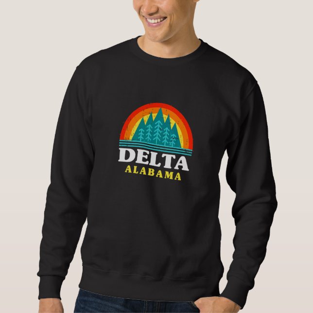 Moletom Evergreen Sunset Delta Forest Alabama Woods Nature (Frente)