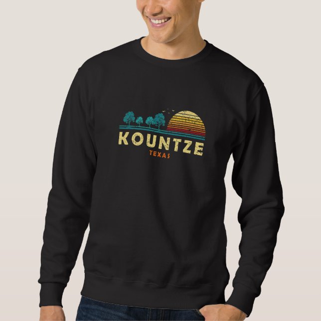 Moletom Evergreen Sunset Kountze Forest Texas Woods Nature (Frente)