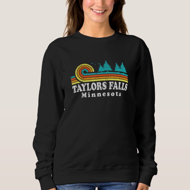 Moletom Evergreen Sunset Taylors Falls Forest Minnesota Wo (Frente)