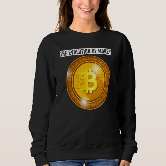 Moletom Evolução Da Moeda Criptográfica De Moeda (Frente)