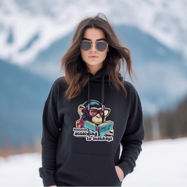 Moletom Evolução de acordo com os monges (Criador carregado)