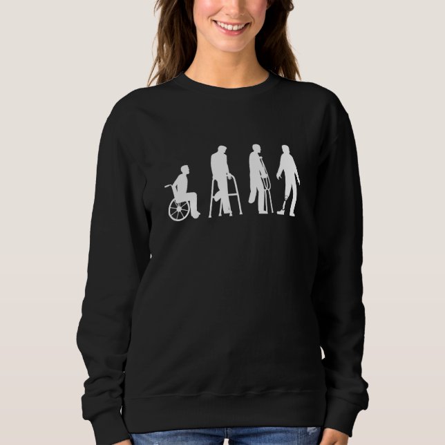 Moletom Evolução de amputados (Frente)