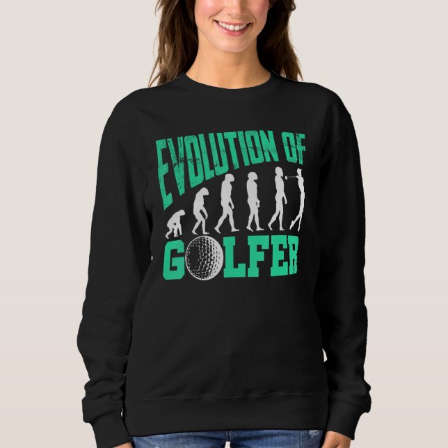 Moletom Evolução Humorística Dos Jogadores De Golfe De Gol (Frente)