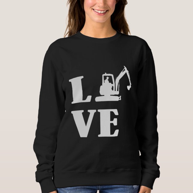 Moletom Excavator Driver Building Workers Lov (Frente)