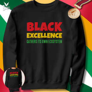 Moletom EXCELÊNCIA NEGRA Cota Inspiradora História Negra