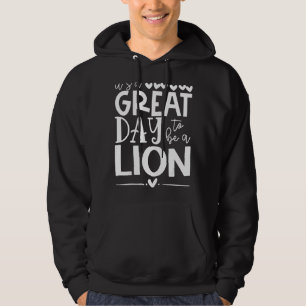 Moletom Excelente de Mascote Esportivo do Lions School Spo