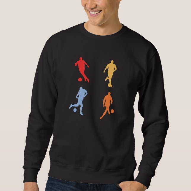 Moletom Excelente Jogadores De Futebol Roupa De Bola De Fu (Frente)