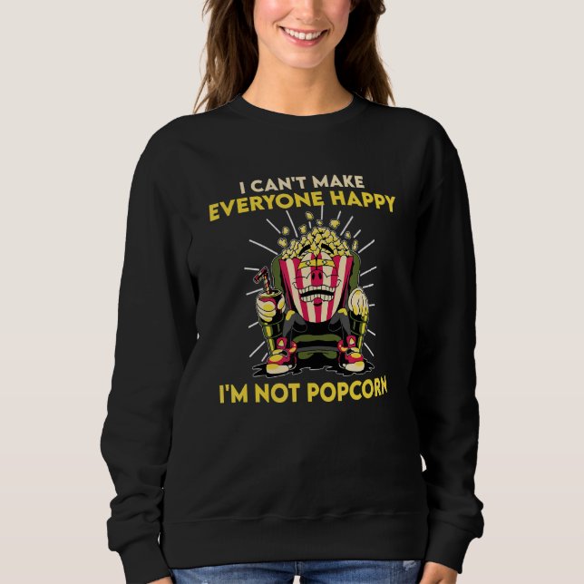 Moletom Excelente Popcorn Cote Citação Amor Snacks (Frente)