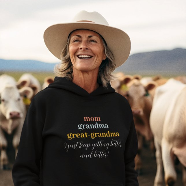 Moletom Excelente Vovó | Mais bonito e melhor (Criador carregado)