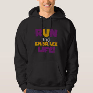 Moletom Executar Embrace Life Purple Yellow