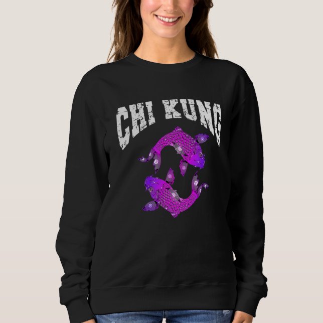 Moletom Exercício Chinês De Cura Chi Kung Com Chikung Yin (Frente)