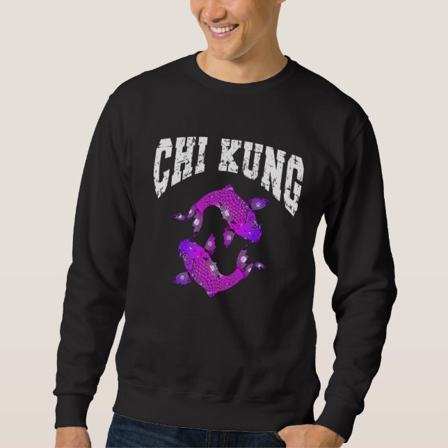Moletom Exercício Chinês De Cura Chi Kung Com Chikung Yin (Frente)