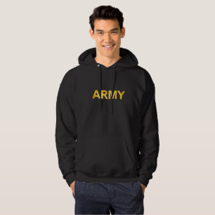 Moletom Exército atrás e frente,amarelo e branco