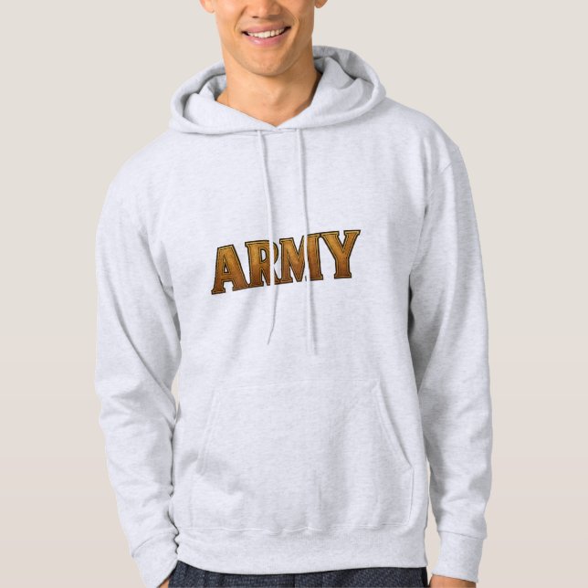 Moletom Exército Forte Ouro Negrito (Frente)