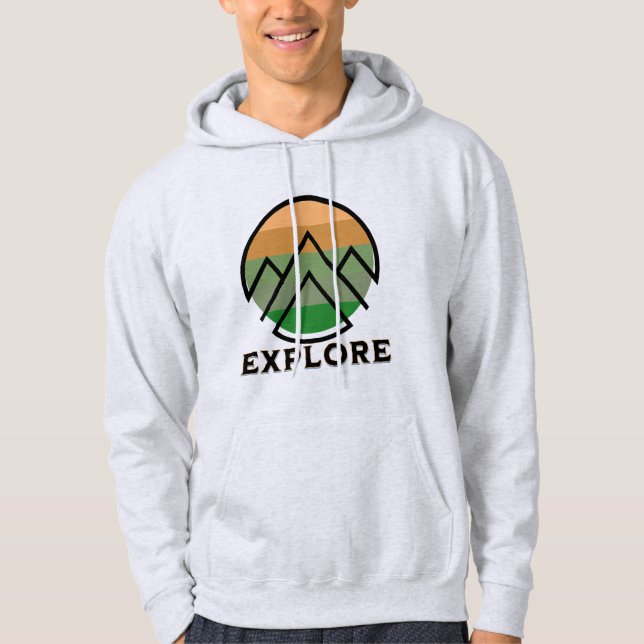 Moletom Explore Mountain hoodie (Frente)