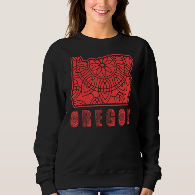Moletom Explore Oregon Mandala Nature Monges Adventure (Frente)