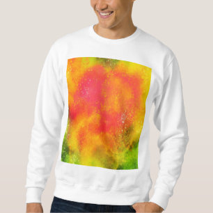 Moletom Explosão de Cor em Aquarela