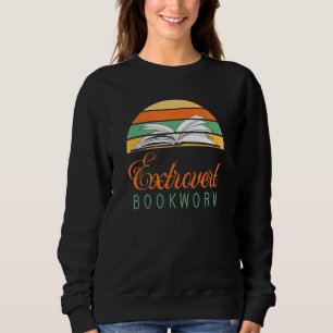 Moletom Extrovertido de Bookworm - Leitura de Livro Divert