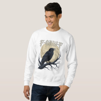 Moletom F-CAW-F Raven Gothic Moon Tee