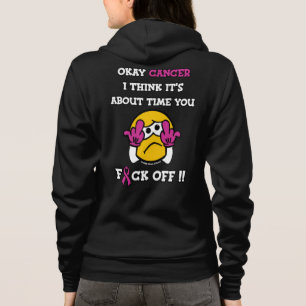 Moletom F#CK DESLIGADO...Cancer da mama