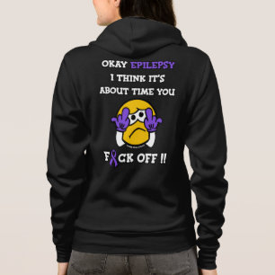 Moletom F#CK DESLIGADO...Hoodie Epilepsia