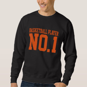 Moletom Fã de Basquete Nº 1 Jogador de Basquete