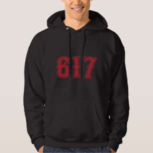 Moletom Fã de Beisebol da Área 617 de Boston