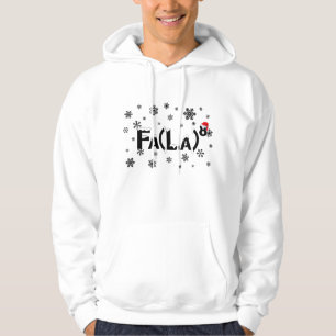 Moletom Fa La 8 Math Teacher Christmas Santa Hat Funny Xma