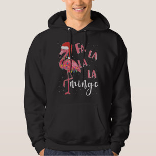 Moletom Fa La Mingo Cute Flamingo Natal Fla